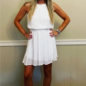 White Chiffon Dress